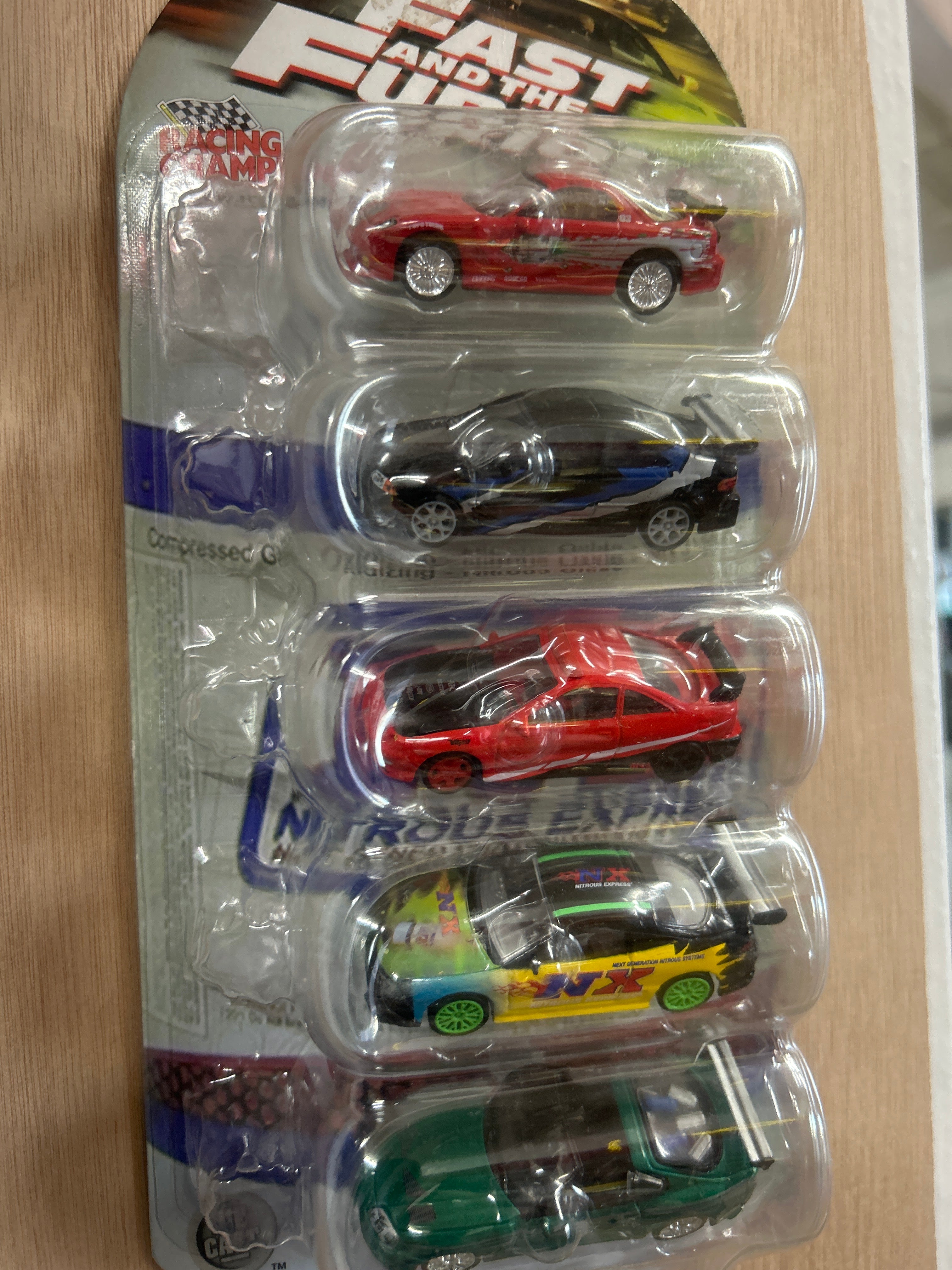 *RARE* Fast and Furious 5 pack Racing Champions with NX car